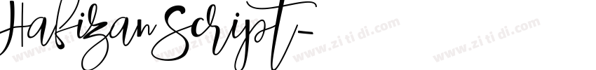 Hafizan Script字体转换